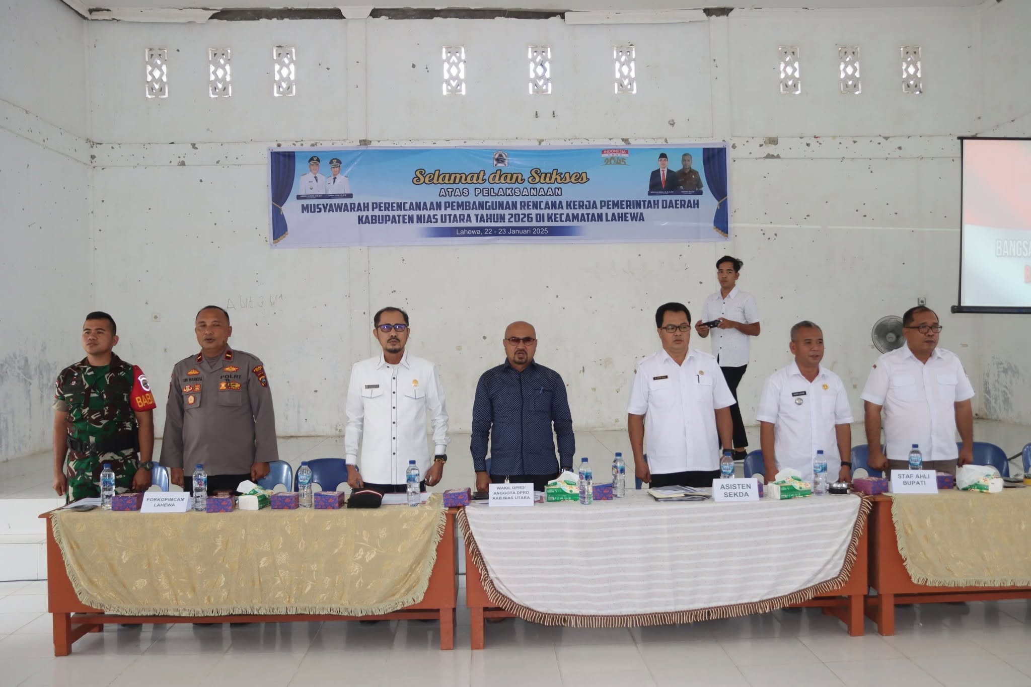 MUSYAWARAH PERENCANAAN PEMBANGUNAN RENCANA KERJA PEMERINTAHAN DAERAH KABUPATEN NIAS UTARA TAHUN 2026 DI KECAMATAN LAHEWA
