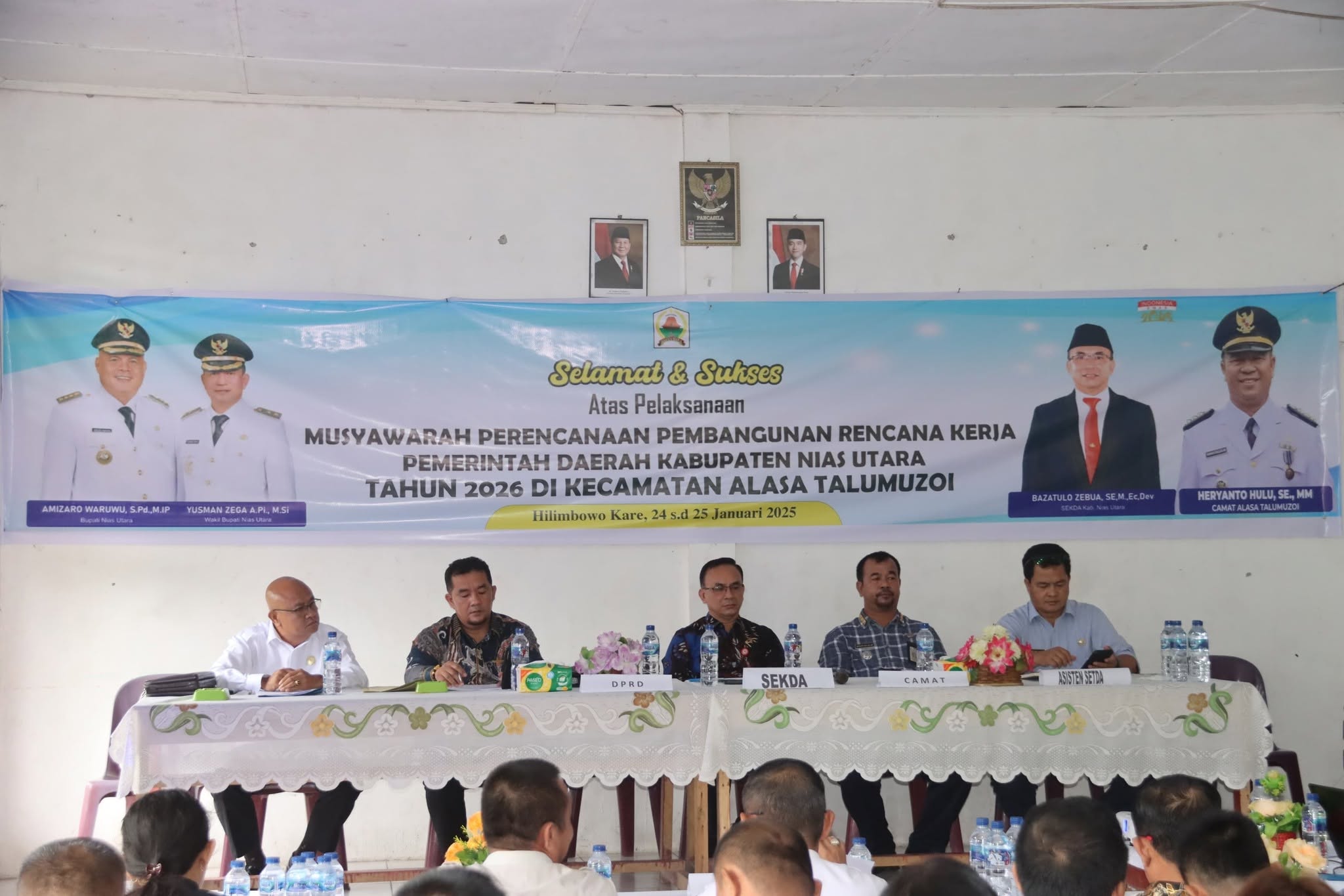 MUSYAWARAH PERENCANAAN PEMBANGUNAN RENCANA KERJA PEMERINTAHAN DAERAH KABUPATEN NIAS UTARA TAHUN 2026 DI KECAMATAN ALASA TALUMUZOI
