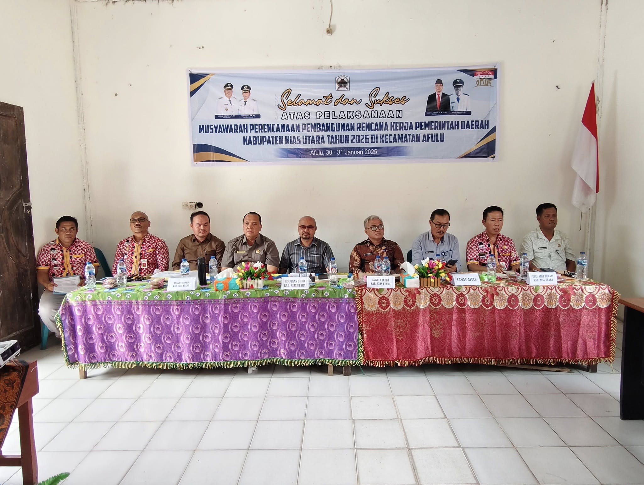 MUSRENBANG PERENCANAAN PEMBANGUNAN RENCANA KERJA PEMERINTAH DAERAH KABUPATEN NIAS UTARA TAHUN 2026 DI KECAMATAN AFULU