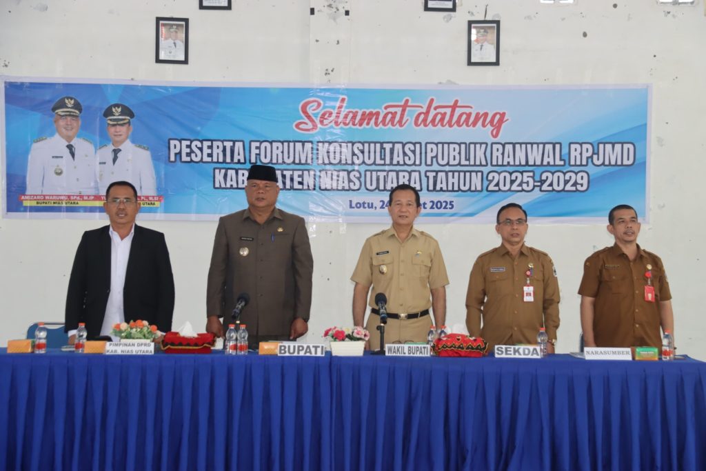 FORUM KONSULTASI PUBLIK RANWAL RPJMD KAB. NIAS UTARA TAHUN 2025-2029