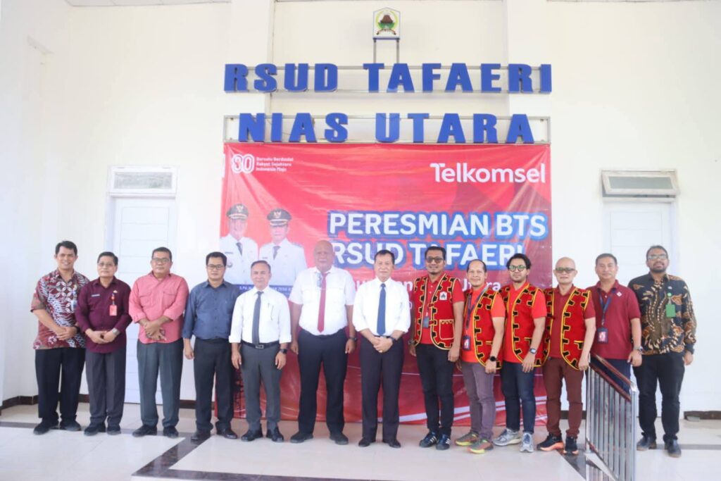 PEMERINTAH KAB. NIAS UTARA MENERIMA KUNJUNGAN PIMPINAN TELKOMSEL AREA SUMATERA I